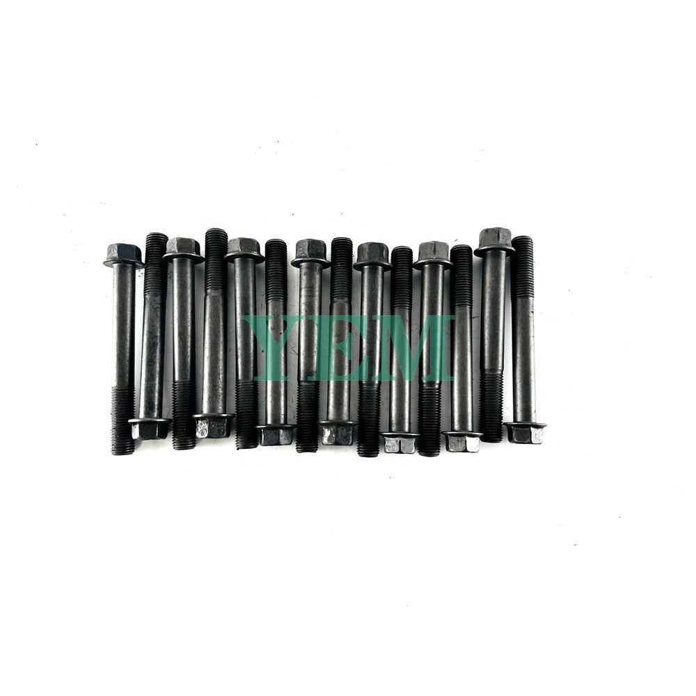 1 Set Engine Head Bolt 14pcs For Yanmar 3TNM72 Engine 3TNM72 Cylinder Head Bolt