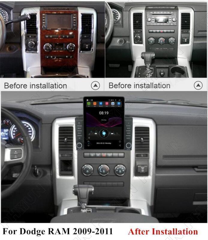 9.5 Head Android 10 Stereo Radio GPS Nav Unit 4+64G for Jeep for Wrangler for Dodge for Ram