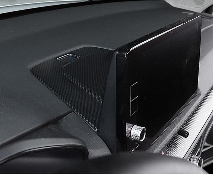 For 2023-2024 for Honda CR-V Carbon Interior GPS Navigation Panel Back Cover Trim