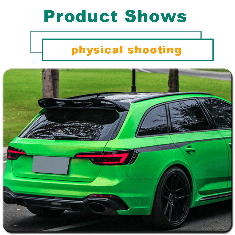 for Audi RS4 B9 Avant Wagon 2020-2021 Dry Carbon Fiber Rear Roof Window Spoiler