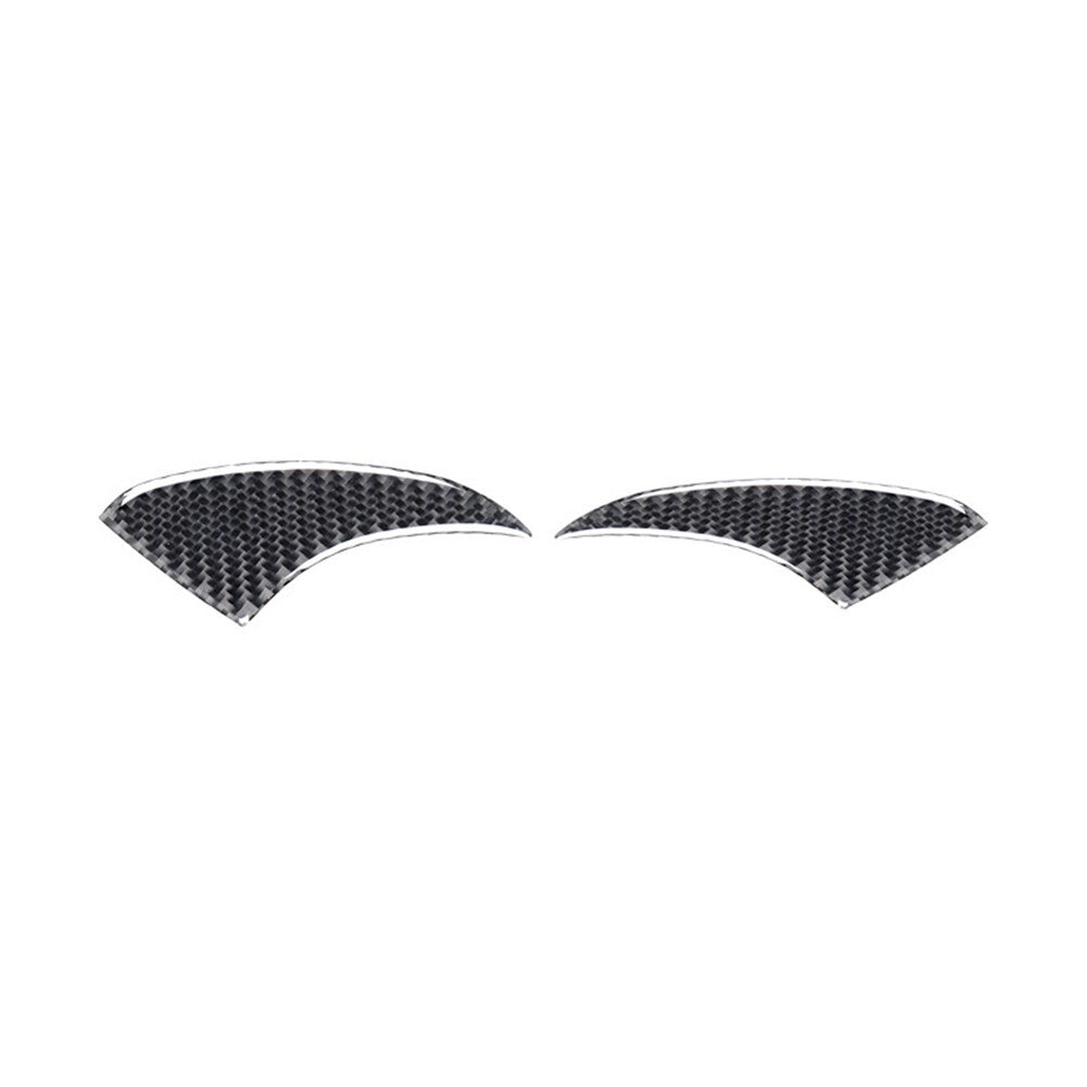 2x carbon fiber dashboard side trim for Porsche Taycan 2019-2022