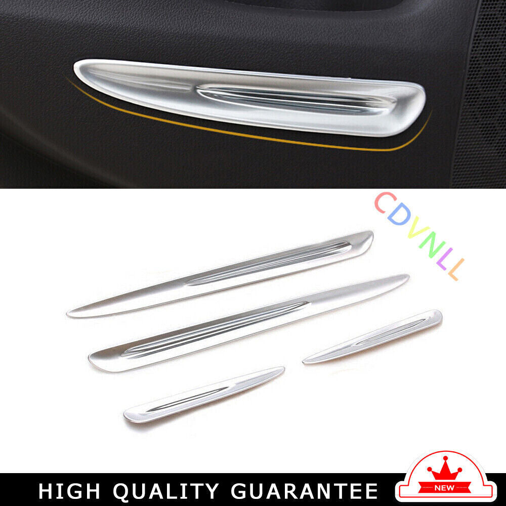 Inner Door Panel Strip Trim 4PCS Fit for Honda CRV CR-V 2012-2016 Matte Silver