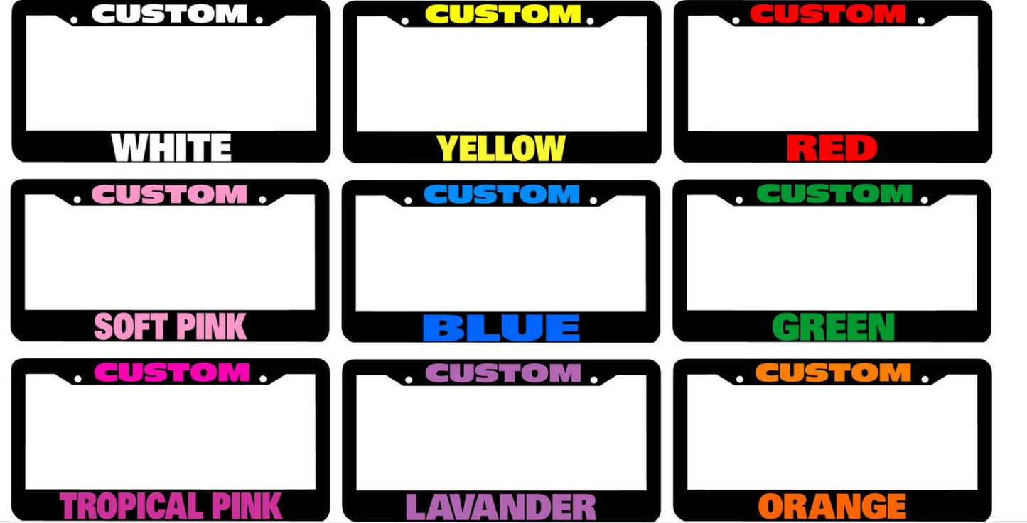 1 piece of car license plate frame cover, rear boot, 1 custom color, suitable for new  for ford  models.
