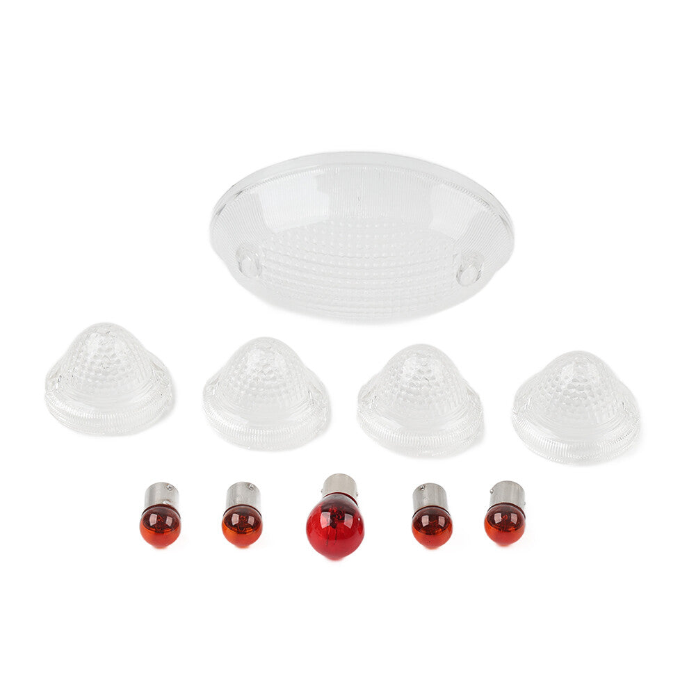 Turn Signals Cover Tail Light Lens FIT For T100 Scrambler Speedmaster Roadster