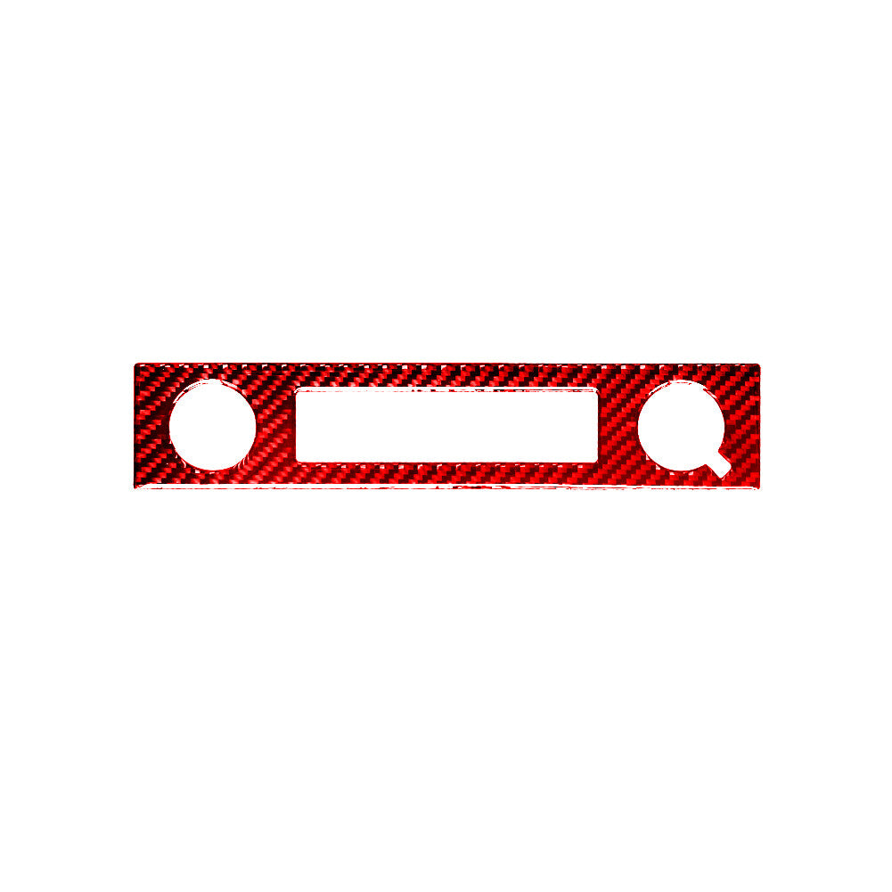 Red Carbon Fiber Power Outlet & Cigarette Lighter for Jeep for Wrangler 07-10 Type B