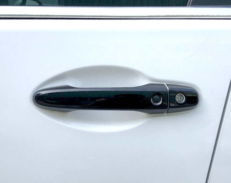 Side for Smart Door Handle Cover Trim 8X Bright Black for HONDA CR-V CRV 2012-2016