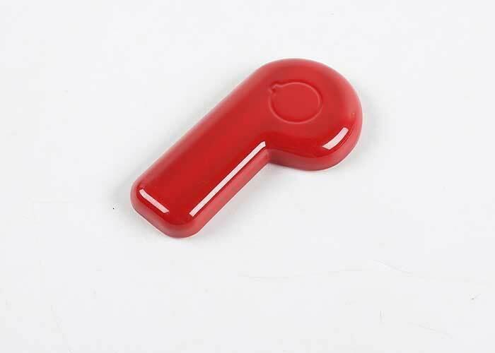 ABS Red Engine Hood Switch Button Cover Decor 1PCS for Ford for Mustang 2015-2022