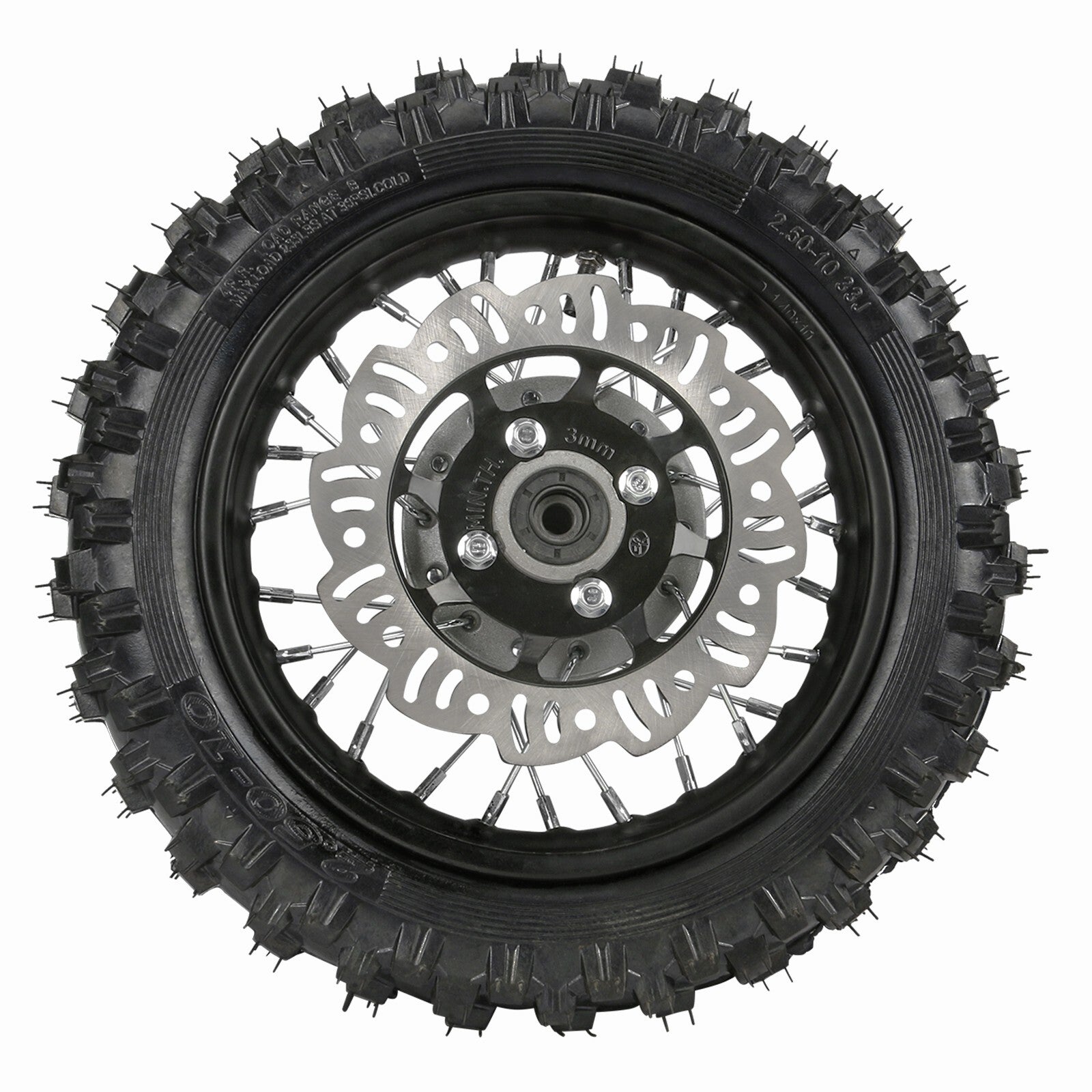 Front fork + 10-inch wheels 2.50-10 tires, handlebar disc brake kit, SSR70 XR50 CRF50