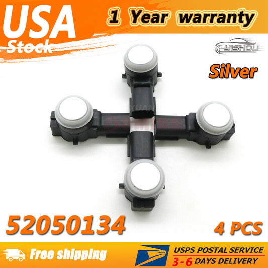 4x 52050134 New PDC Parking Sensor Bumper Aid Backup Fit For GM for Cadillac for Buick