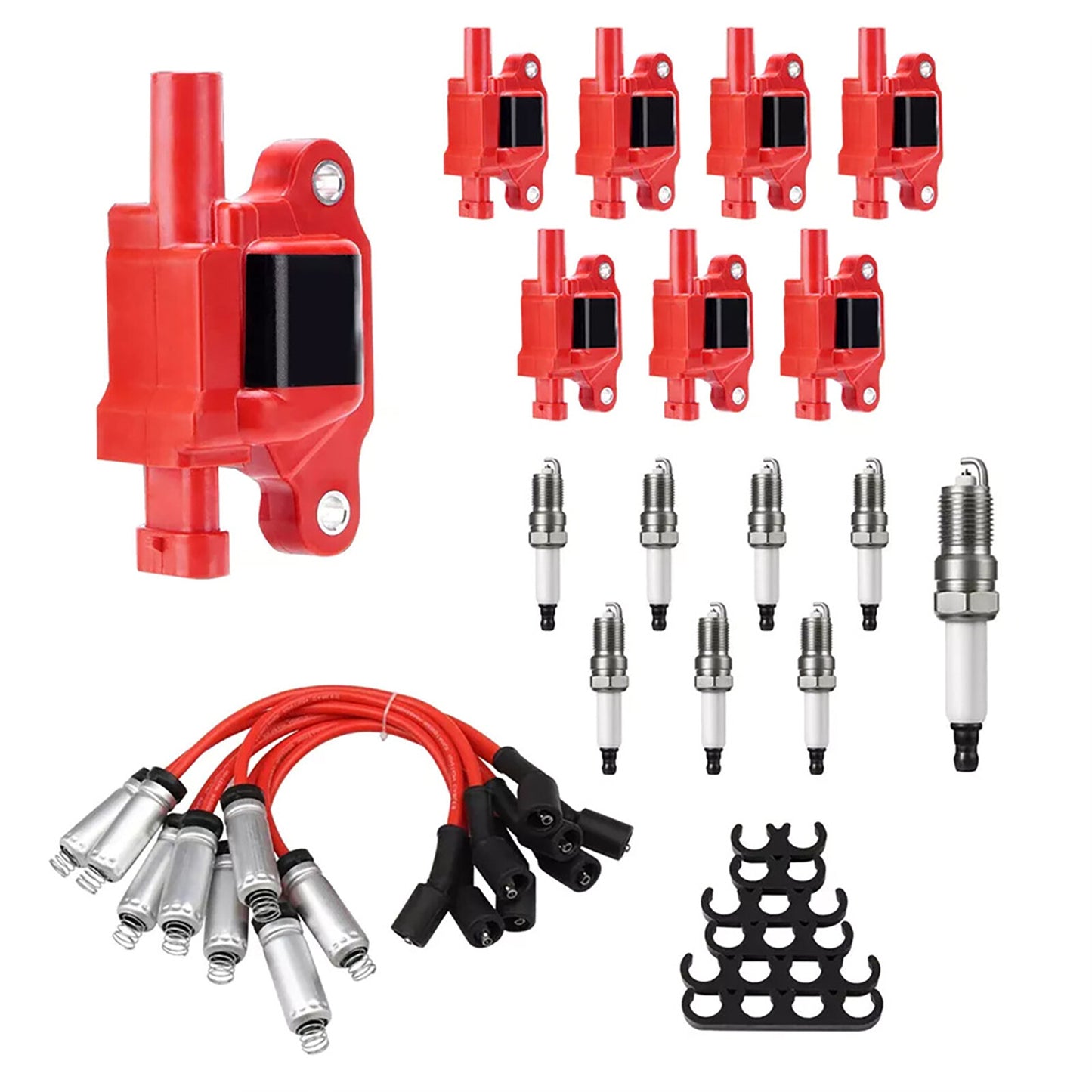 8 Ignition Coil+Spark Plug+Wire UF413 for Buick / for Cadillac / for Chevrolet / for GMC / for Saab