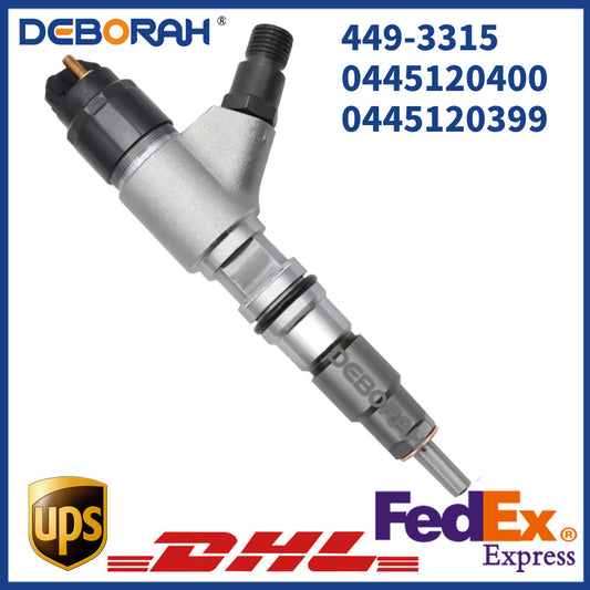 Fuel Injector 449-3315 0445120399 0445120400 For CAT C4.4 Engine 320D2 Excavator