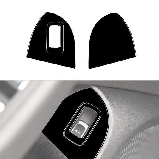 Copilot Side Door Storage Trim Cover Decor Gloss Black for Audi Q5 2009-2017
