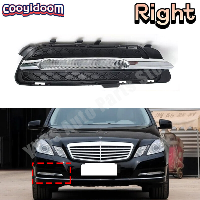 Right LED daytime running light and fog light applicable to for Mercedes-Benz W212 E250 2009-2013
