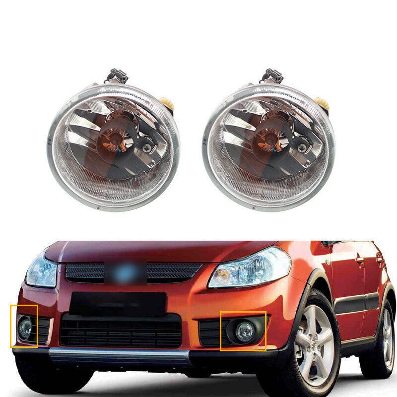 1 Pair Front Fog Light Fog Lamp for Suzuki SX4 2007-2012 For Aerio 2002-2004