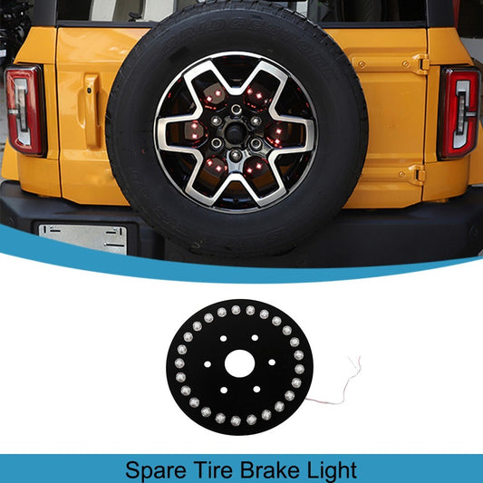 Rear Spare Tire Brake Warning Lamp LED Light for Ford Bronco 2021 2022 2023 2024