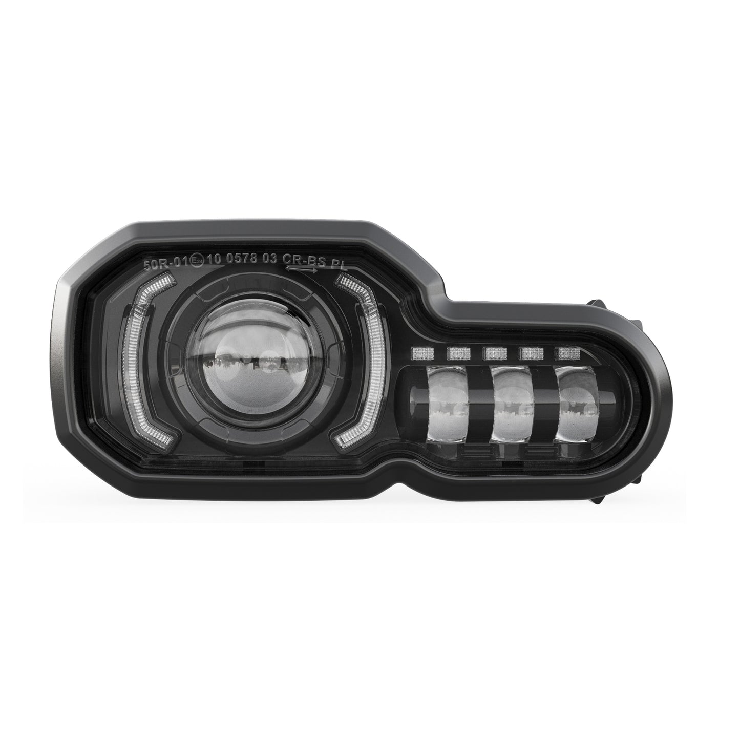 Front DRL LED headlight ring angel eye assembly suitable for F650GS, F800GS, F800R, F700GS