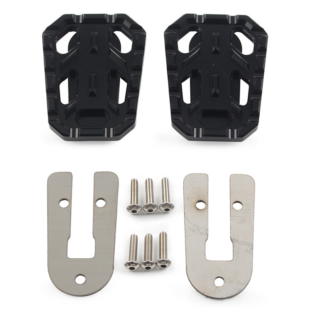 2xCNC Front Foot Pegs Pedal f¨¹r Scrambler 1200XC 1200 XE Tiger 850 Sport Schwarz