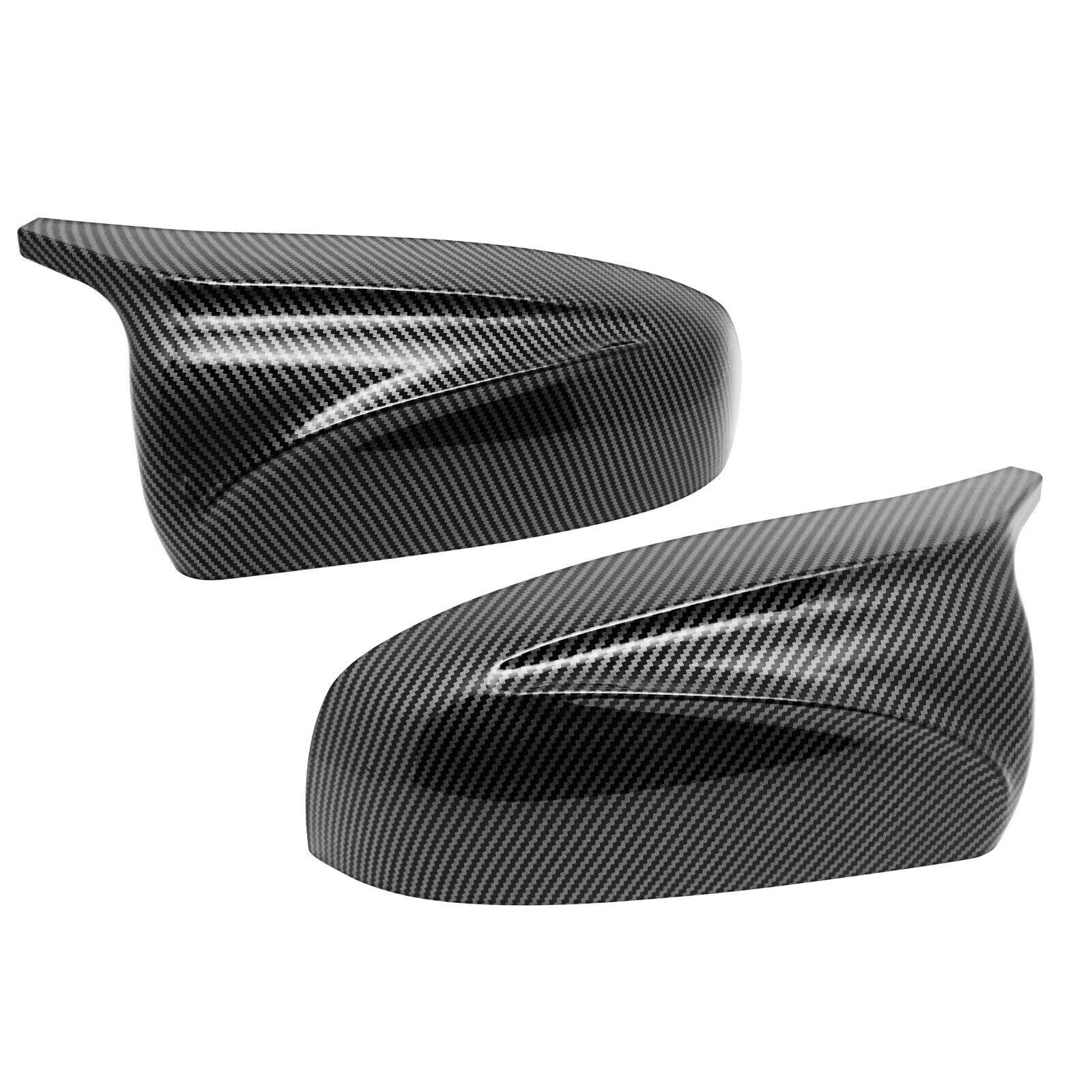M-type carbon fiber rearview mirror covers are suitable for BMW X5, X6, E70, and E71. (07-13)