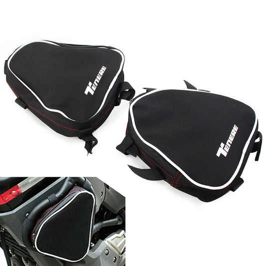 Crash Bars Repair Tool BagsBlack for Yamaha Tenere660 XT660Z XTZ 660 2008-2013