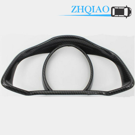 Carbon Fiber 1X Front Dashboard Frame Cover Trim Fits for Honda Jazz 2014-2018