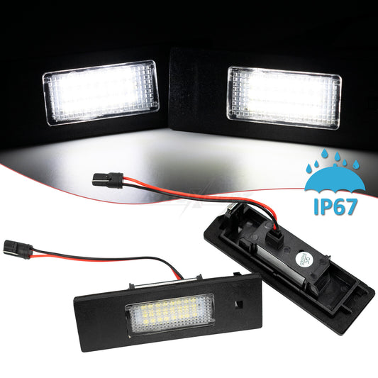 White License Number Plate Light for BMW 1 Series E81 E87 F20 Z4 E85 E86 E89 i3