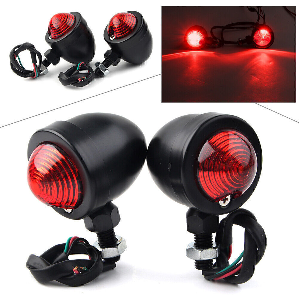 2x Turn Signals Light Blinker Indicator for Harley Cafe Racer Motorcycle