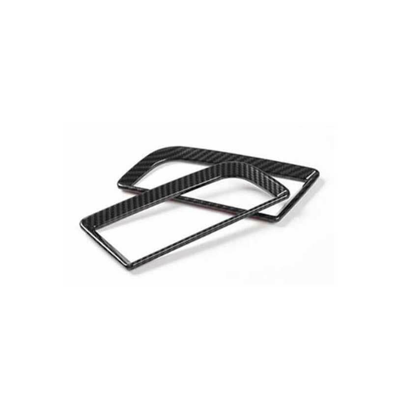 for Ford for Mustang 2015-2022 Carbon Fiber Left And Right Air Outlet Vent Trim 2PCS