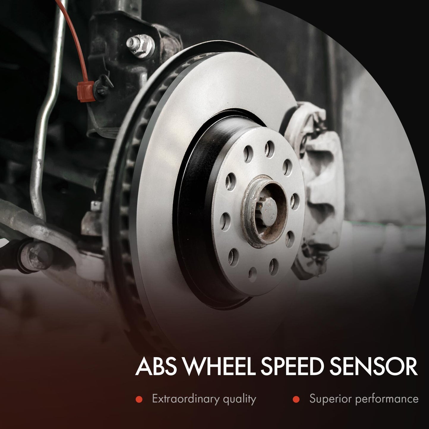 Two front left and right ABS wheel speed sensors for Chevrolet for Cruze 2016-2019.