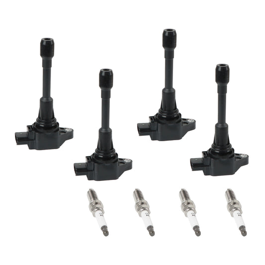 Ignition Coil  Spark Plug Kit for 07-19 for Nissan Altima Sentra Rogue Versa