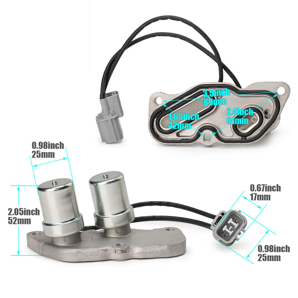 2X Shift Control and Lock Up Solenoid for Honda Accord Prelude 2.2L 1990-1997