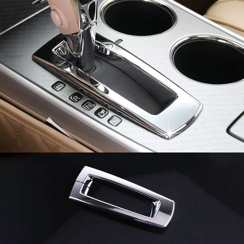 for Nissan Teana Altima 2013-2018 silver central console Gear shift frame cover