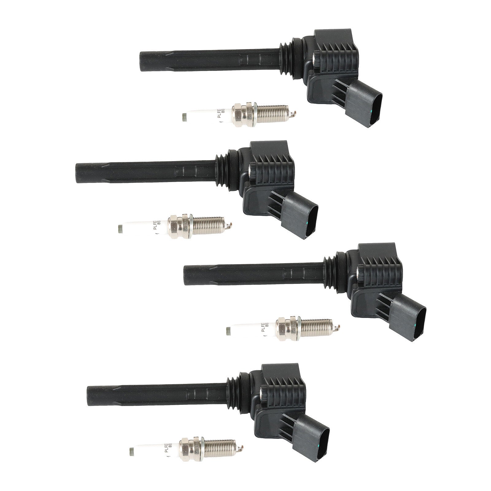4Pcs Ignition Coil + Iridium Spark plug for Audi S3 for VW for Jetta Beetle for Passat UF765