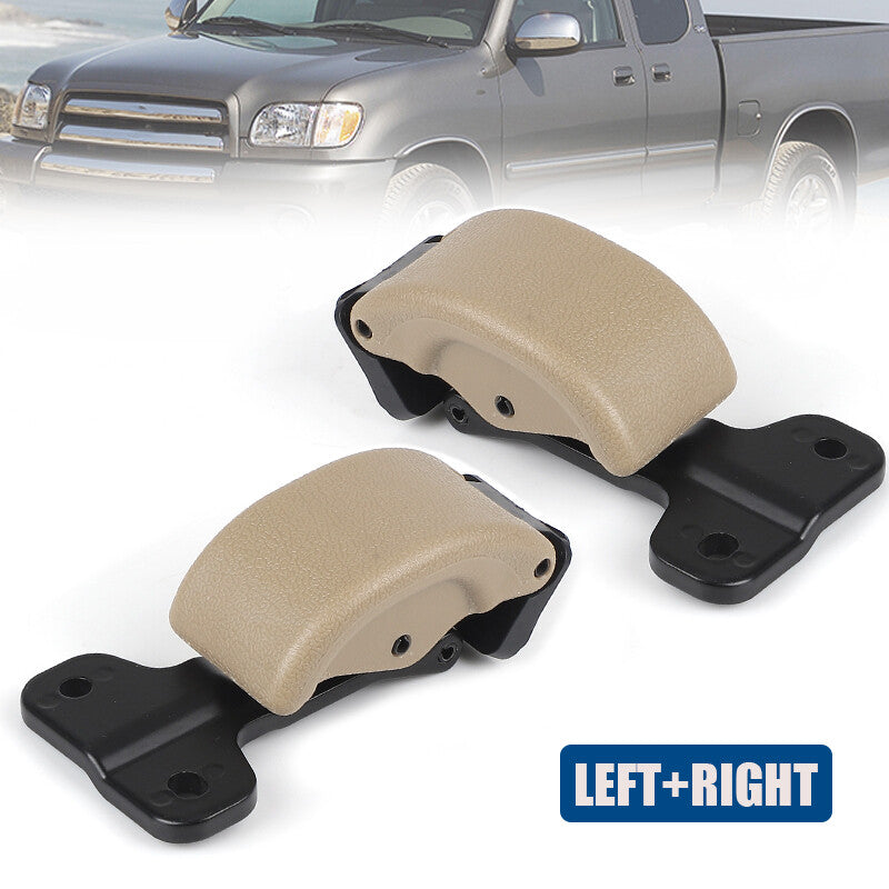 1Pair Rear Window Glass Lock Latch Beige Left+Right For 2000-2006 for Toyota Tundra