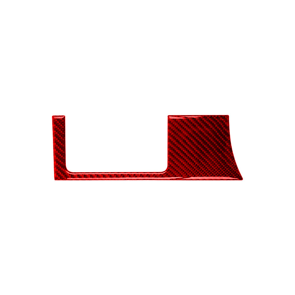 Red carbon fiber headlight console trim for Mercedes-Benz M-Class 06-11