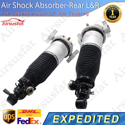 2x Rear LR Air Suspension Shock Absorber Fit for Porsche for Cayenne for Audi Q7 for VW Touareg