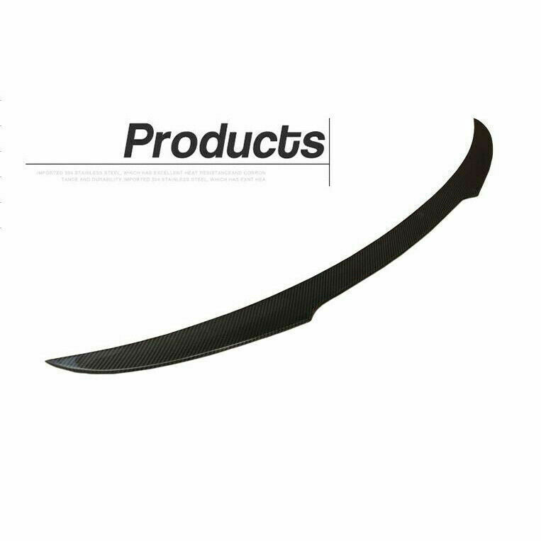 for Mazda 3 Sedan Axela 2014-2018 Carbon Fiber Trunk Lip Spoiler Boot Tail Wing