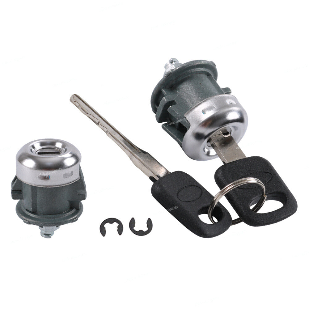 7C3Z1521990A Front Door Lock Cylinder With 2 Keys for Ford F-150 F-250 F-350