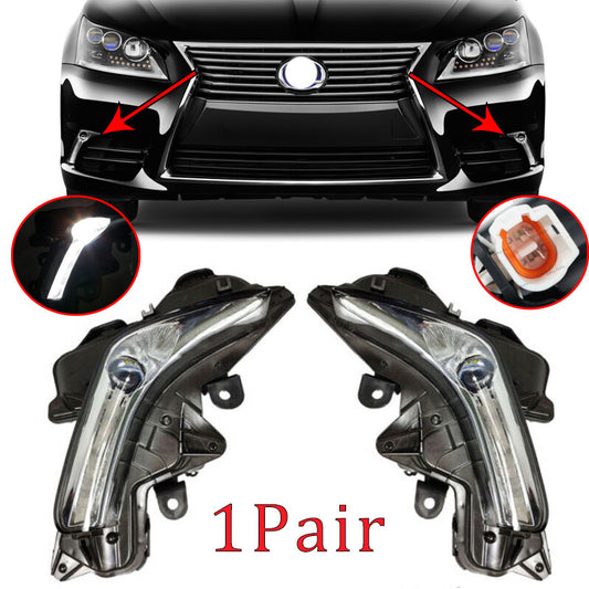 Left Right LED Front Bumper DRL Fog Light for Lexus LS460 LS600h 2013 2014-16