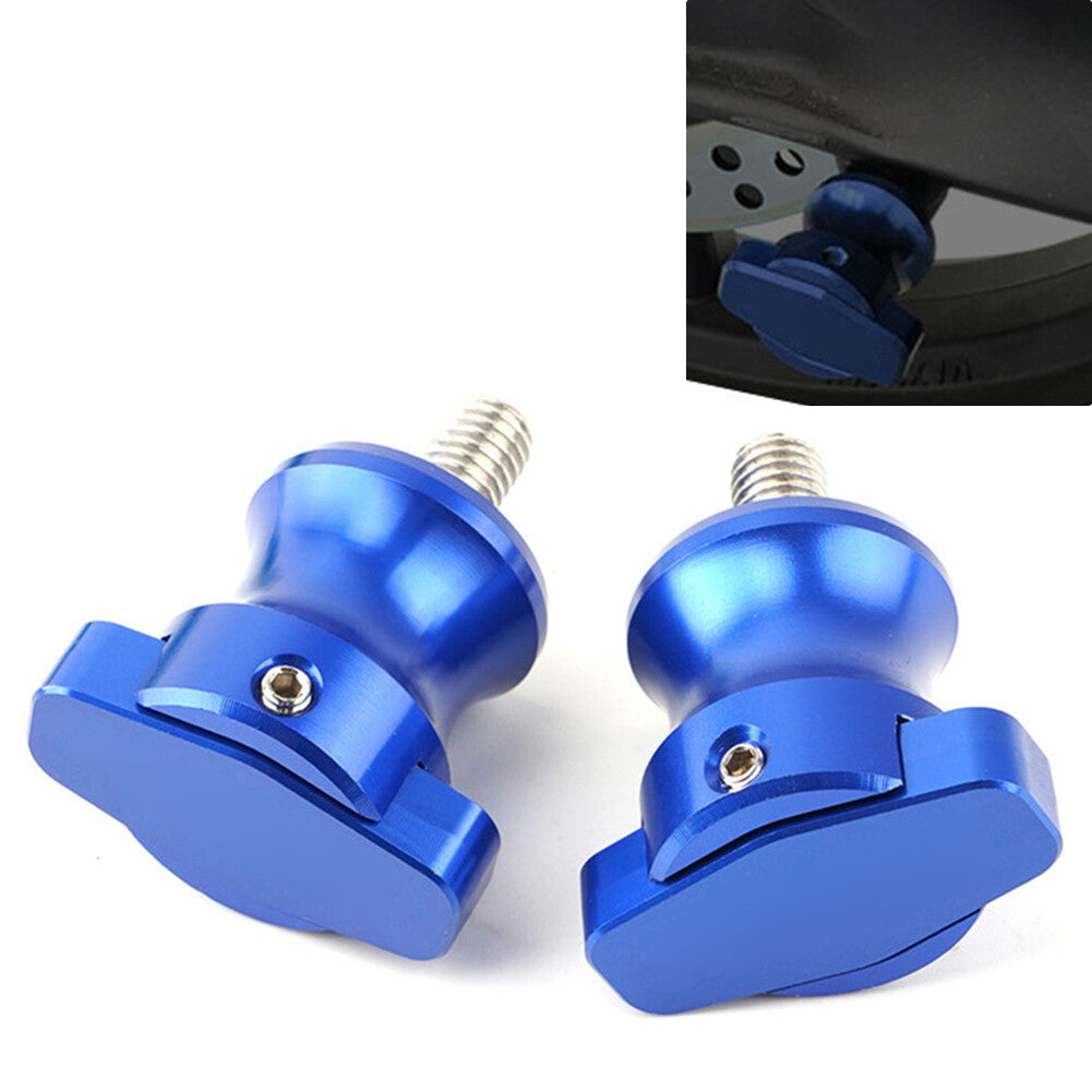 2¢ªCNC Schwingenschieber Spulen St?nderschrauben M8 f¨¹r for Honda CBR600RR 03-17 Blau