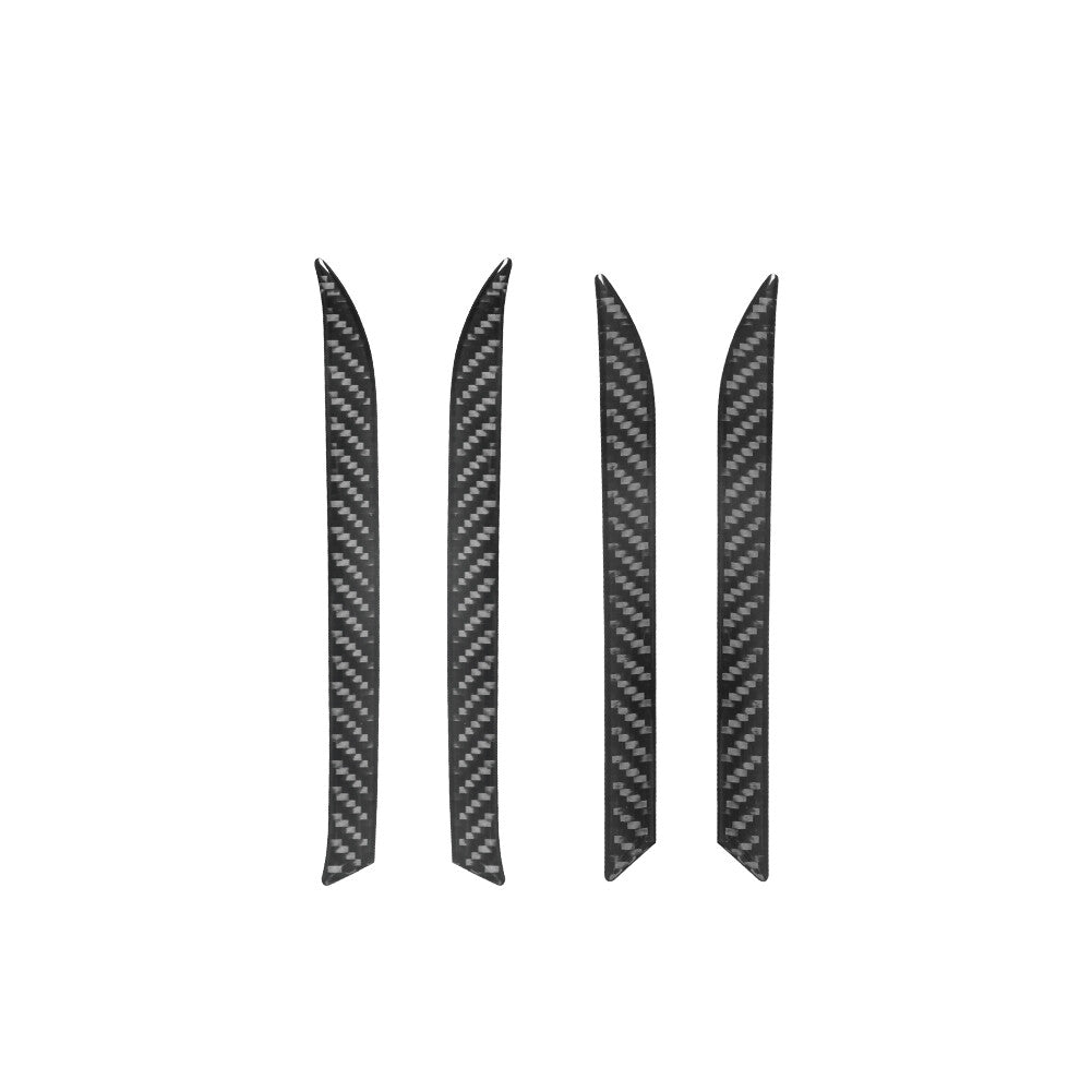 4X Carbon Fiber Front Rear Door Panel Cover Trim for Volkswagen for Tiguan 2013-2017