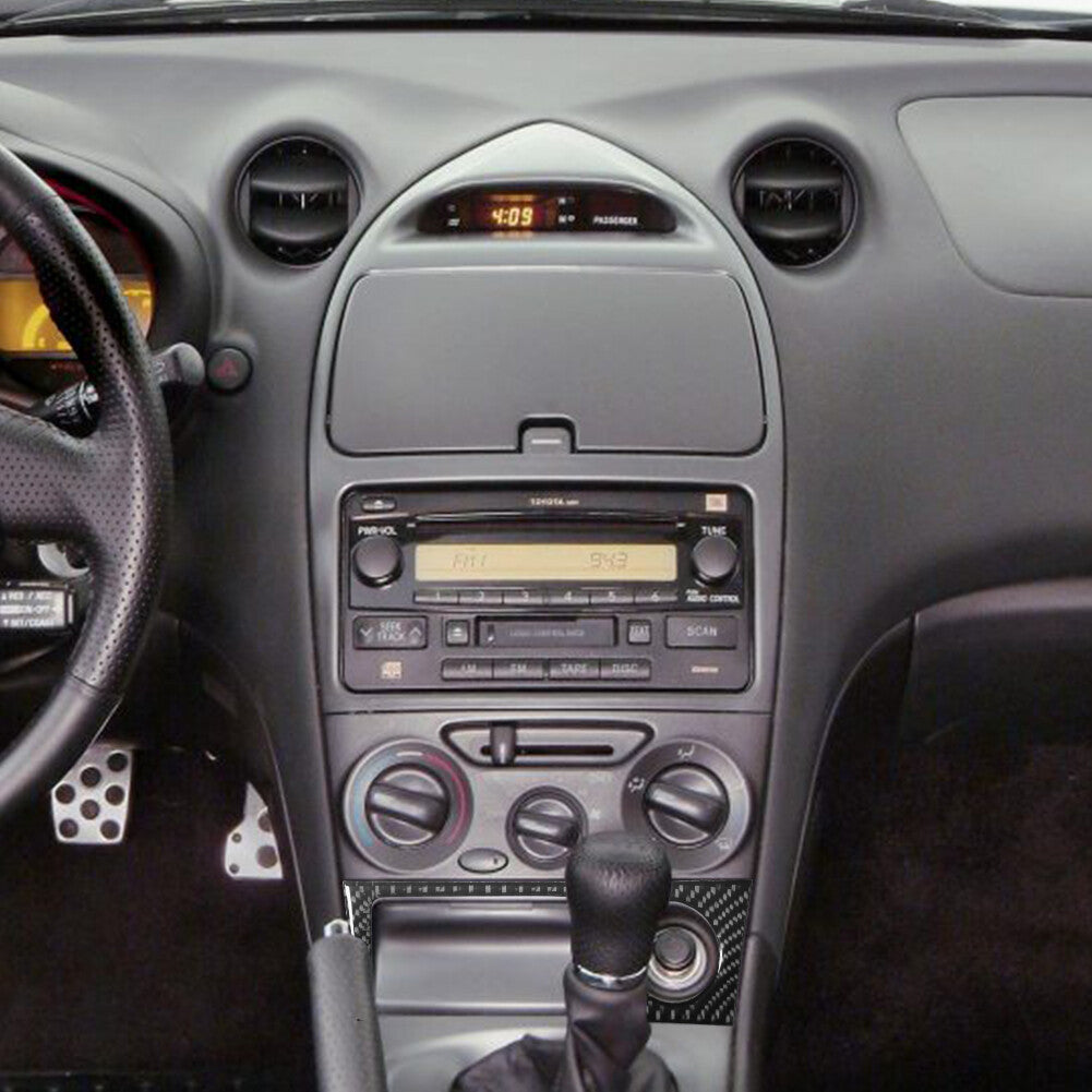 Carbon Fiber Console Cigarette Lighter Trim for Toyota Celica 2001-2005