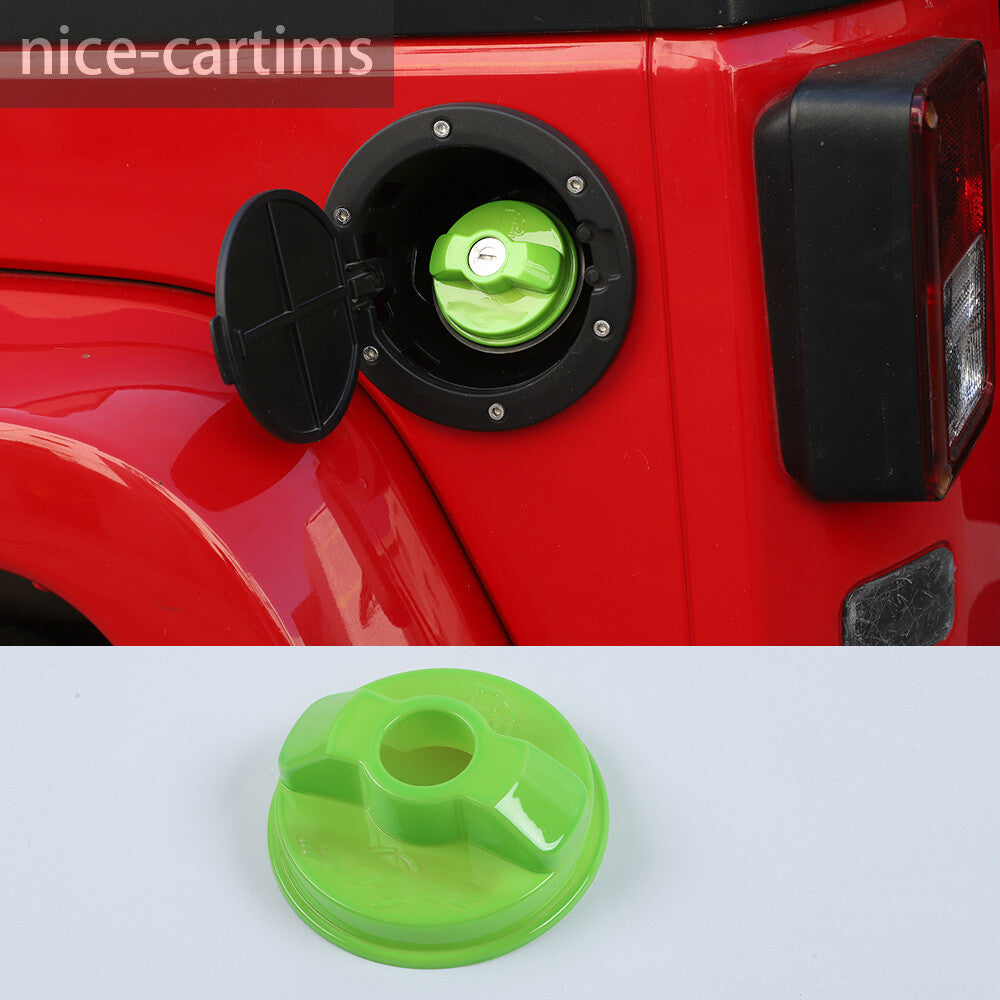 for Jeep for Wrangler JK JL 07+Light Green Inner Fuel Tank Cap Door Gas Filler Cover