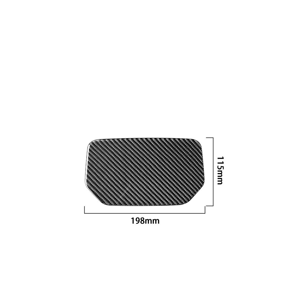 Storage Box Pad Panel Trim Interior Carbon Fiber for TOYOTA TUNDRA 2014-2018