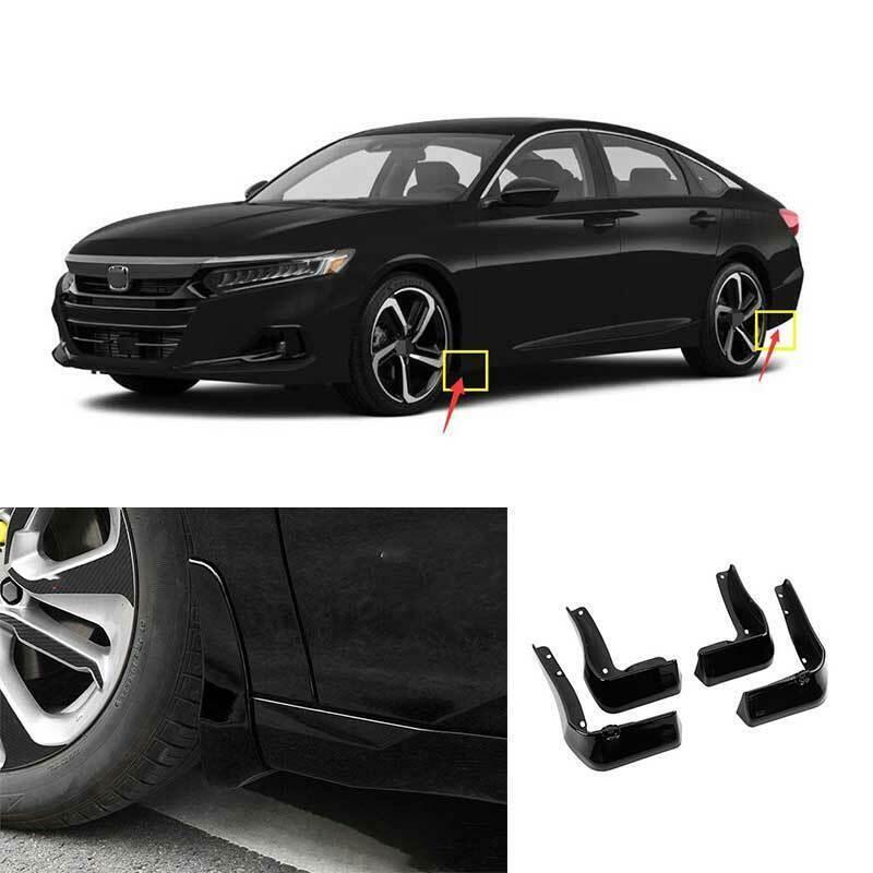 for Honda Accord 10th 2018-2022 Painted Black Mud Flaps Fender Splash Guard 4pcs
