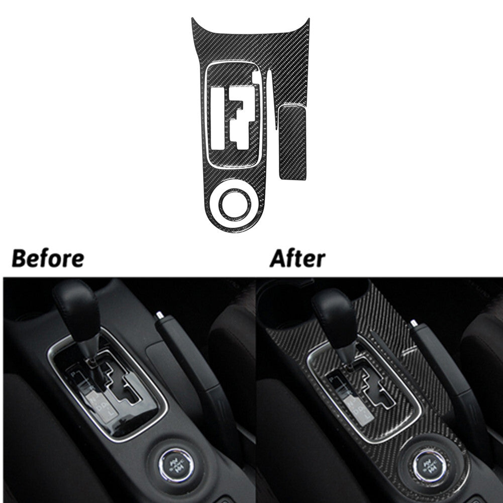 Carbon Fiber Automatic Gear Shift Panel Trim for Mitsubishi Outlander 2014-2016