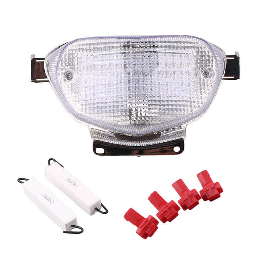 1X Integrated LED TailLight Turn Signals for SUZUKI GSXR600 2001-03 Clear