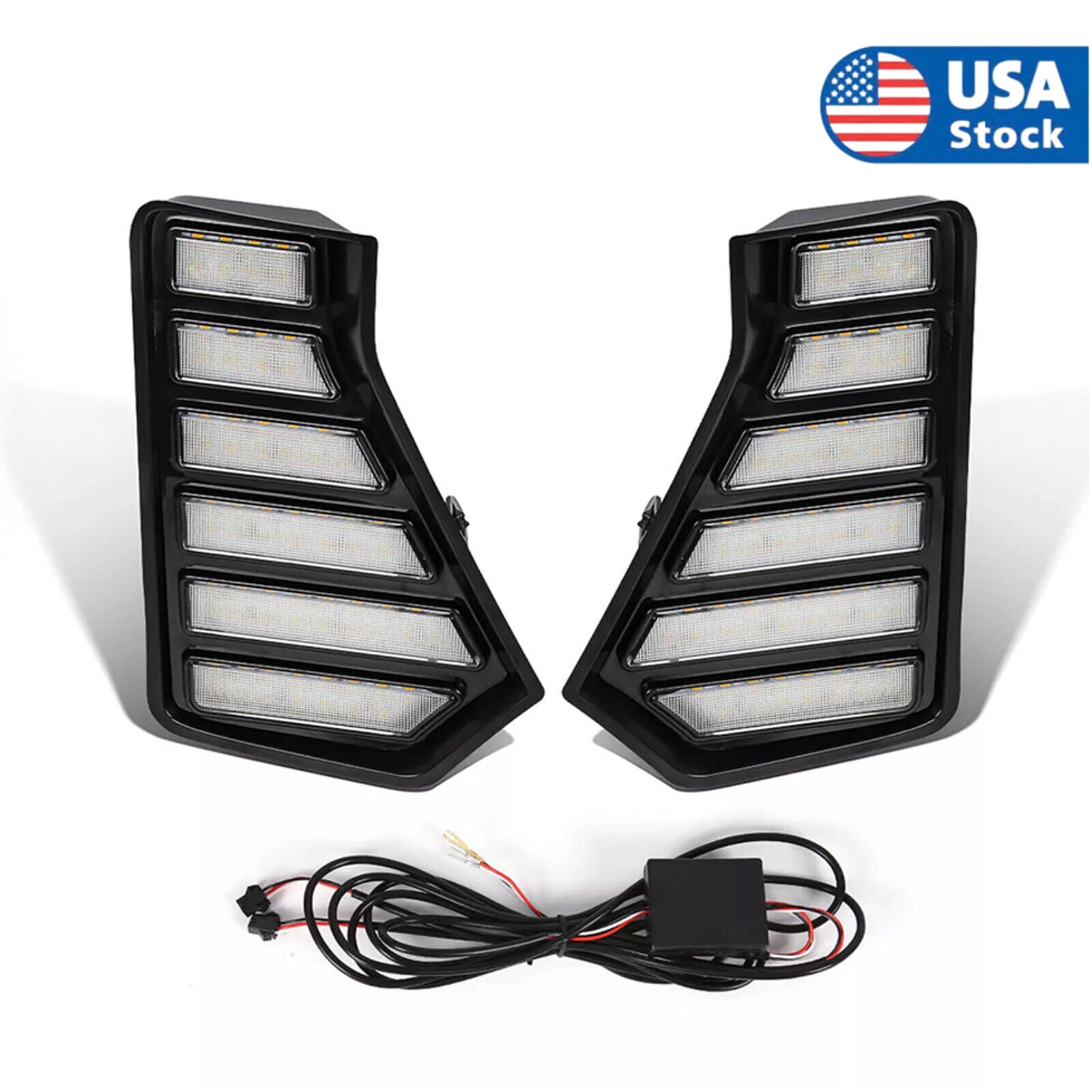 DRL Front Fog Light Side Grille Daytime Running Lamp for Toyota Tacoma 2024 2025