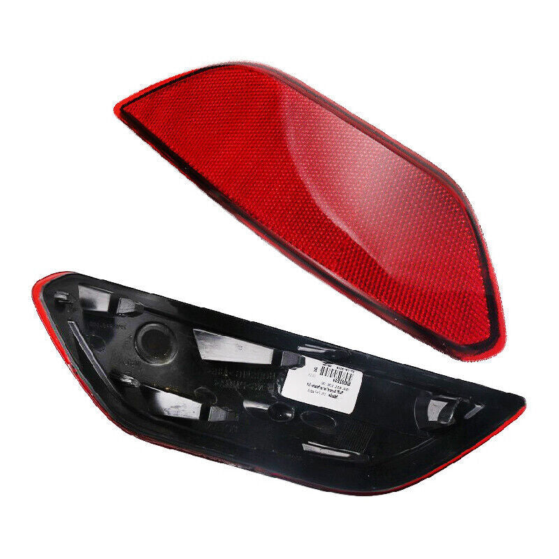 1 Pair Rear Red Bumper Trim Reflector Tail Lights for 2011-2014 for Porsche for Cayenne