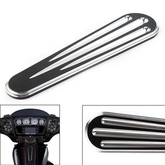 Silver Dash Insert Cover for Harley Electra Street Glide CVO Ultra Classic FLHT