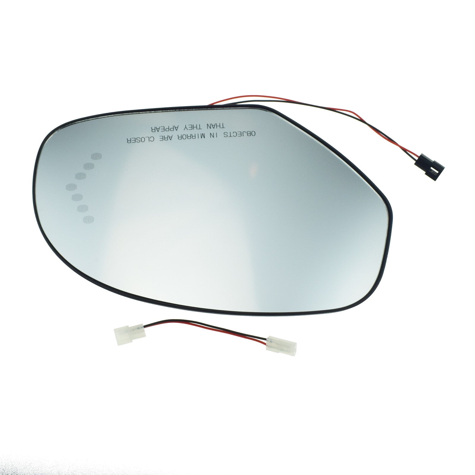 The right-side heated mirror glass signal applies to the 2007-13 for Chevrolet Silverado Tahoe for GMC .
